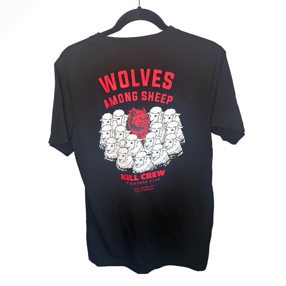 Kill Crew Wolves Among Sheep Porrada Series Vol 1 Black Graphic Tee Mens Medium